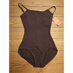 Women's Capezio Camisole Leotard Adjustable Straps, Black, Small